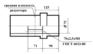 Полый вал мотор-редуктора 1МЦ2У-200